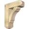 Ekena Millwork Olympic Craftsman Rough Sawn Bracket w/ Offset Brace, Douglas Fir, 8"W x 24"D x 28"H BKT0806X24X28OLY04RDF - alternate 1